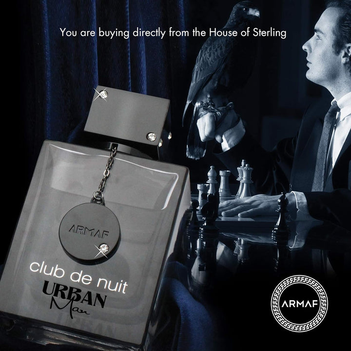 ARMAF Club de Nuit Urban Man for Men 3.6 oz EDP Spray Frisch 100 ml (1er Pack), Frisch 100 ml (1er P