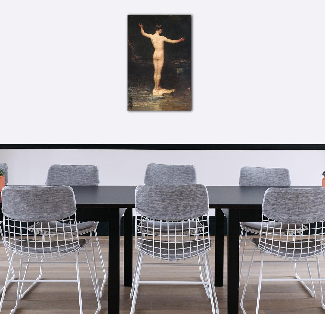 Printed Paintings Leinwand (60x80cm): William Morris Jagd - Die Badenden 60x80 cm, 60x80 cm