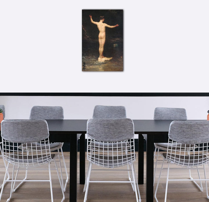 Printed Paintings Leinwand (60x80cm): William Morris Jagd - Die Badenden 60x80 cm, 60x80 cm