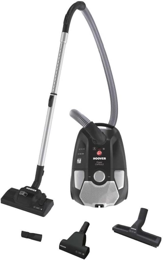 Hoover TELIOS EXTRA Bodenstaubsauger Beutel/Für alle Bodenarten/Mini-Turbo-PET-Düse Tierhaarentferne