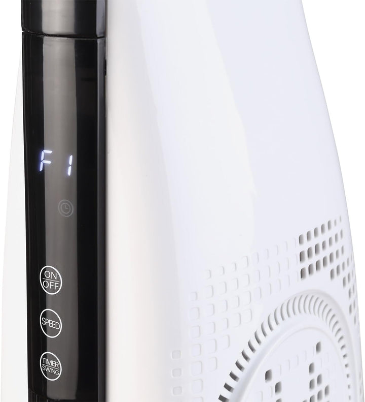 Tronitechnik® Turmventilator TUV05 Standventilator 88 cm mit Oszillation Timer 3 Stufen leise platzs