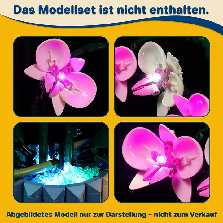 LocoLee Led Licht Set Kompatibel mit LEGO 10311 Orchidee Blumen Botanical Collection (Nur Lichter-Se