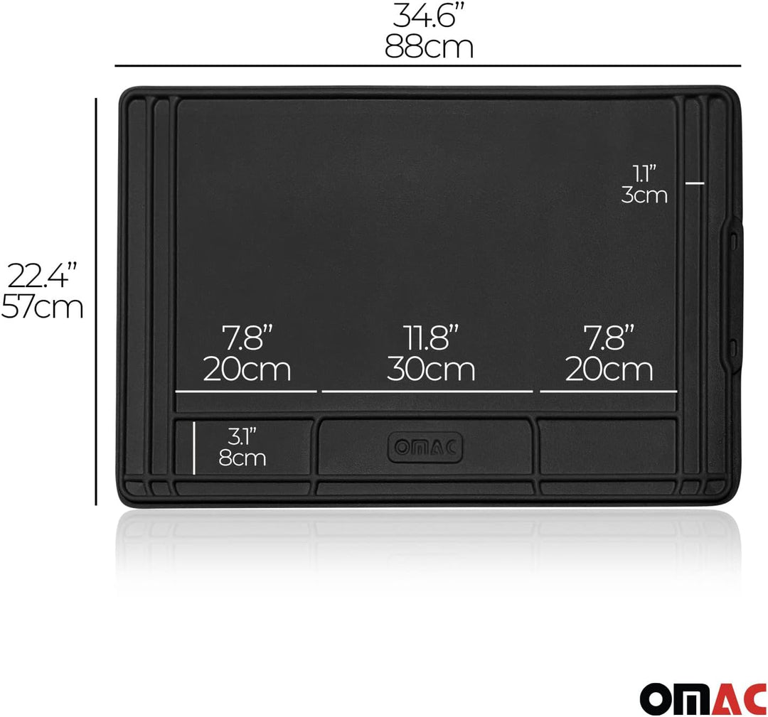 OMAC Wasserschutzmatte Unterschrankausstattung Spülenschrank Schutz TPE 87x57 cm 1x