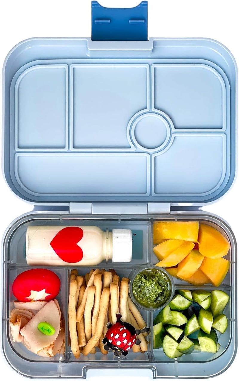 yumbox Original auslaufsichere Bento-Lunchbox für Kinder (Hazy Gray (Paris-Tablett) Hazy Grey (Paris