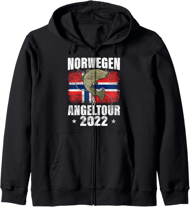 Norwegen Angeltour 2022 Norwegentrip Kapuzenjacke