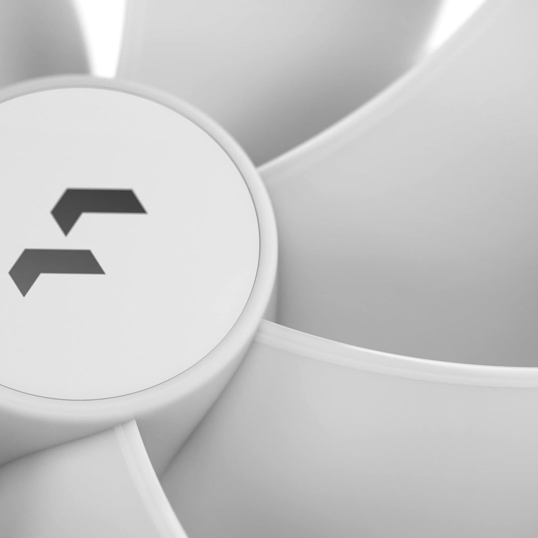 Fractal Design Prisma AL-18 White - 180 mm Addressable LED LLS Bearing Computer Case Fan Weiss PWM,