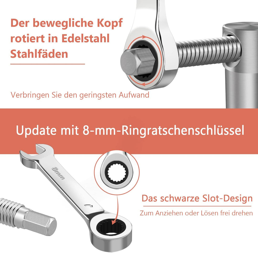 2 Stück Tisch Werkbank Klemme mit 4 Stück Bank-Hunde für Bankhaken 20mm-Loch, Holzbearbeitung Schrei