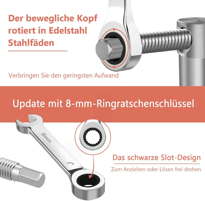 2 Stück Tisch Werkbank Klemme mit 4 Stück Bank-Hunde für Bankhaken 20mm-Loch, Holzbearbeitung Schrei