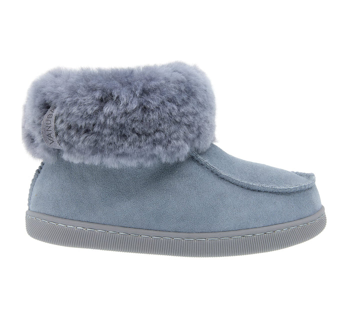 Vanuba - Kinder Hausschuhe Peppin, Lammfell Winterschuhe, Baby Schuhe, Junge und Mädchen, Echtleder,