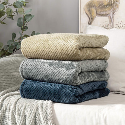 MIULEE Kuscheldecke Granulat Fleecedecke Flanell Decke Weich Flauschig Einfarbig Wohndecken Couchdec