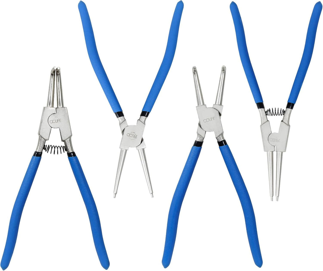 CCLIFE Sicherungsringzange Seegeringzange Set Sprengringzange Segeringzange Sortiment Sicherungszang