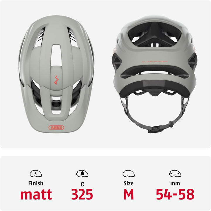 ABUS MTB-Helm Cliffhanger - Fahrradhelm für anspruchsvolle Trails - mit grossen Lüftungsöffnungen &