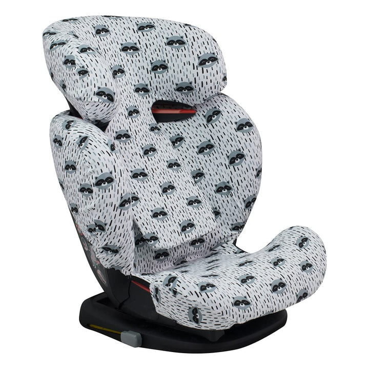 JYOKO KIDS Bezug kompatibel mit Bebe Confort, Maxi Cosi Rodi, Rodifix (Rodifix Air Protect, Raccoon)