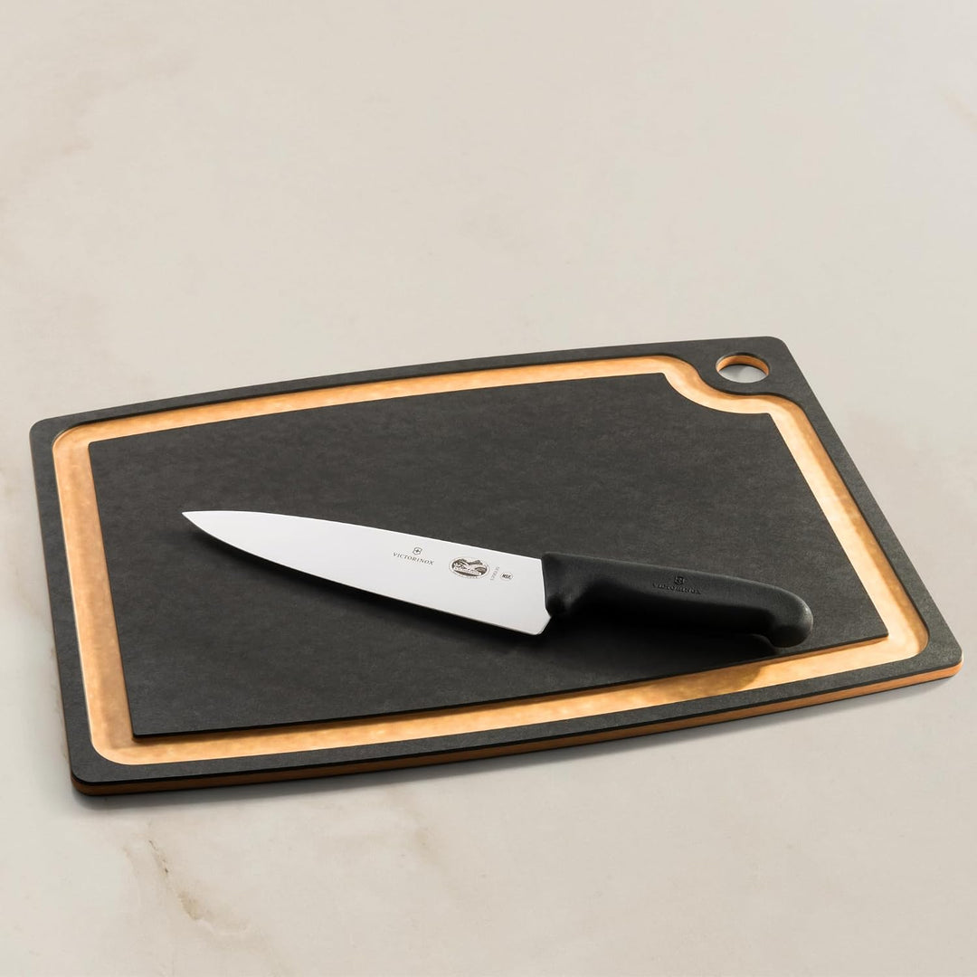 Victorinox Fibrox Kochmesser, Breites Universalmesser für Fleisch, Fisch, Gemüse und Kräuter, 20 cm,