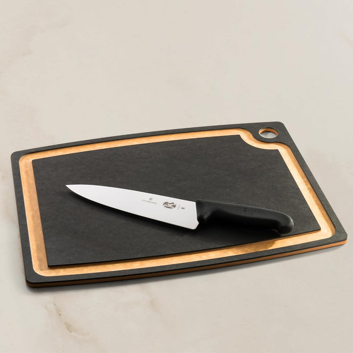 Victorinox Fibrox Kochmesser, Breites Universalmesser für Fleisch, Fisch, Gemüse und Kräuter, 20 cm,