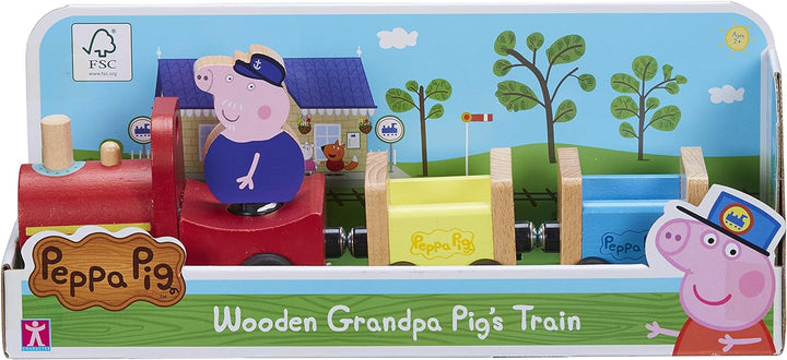 Peppa Pig PPC65 Opa Pig Zug 1, inklusive George-Figur, Spielzeug aus Holz