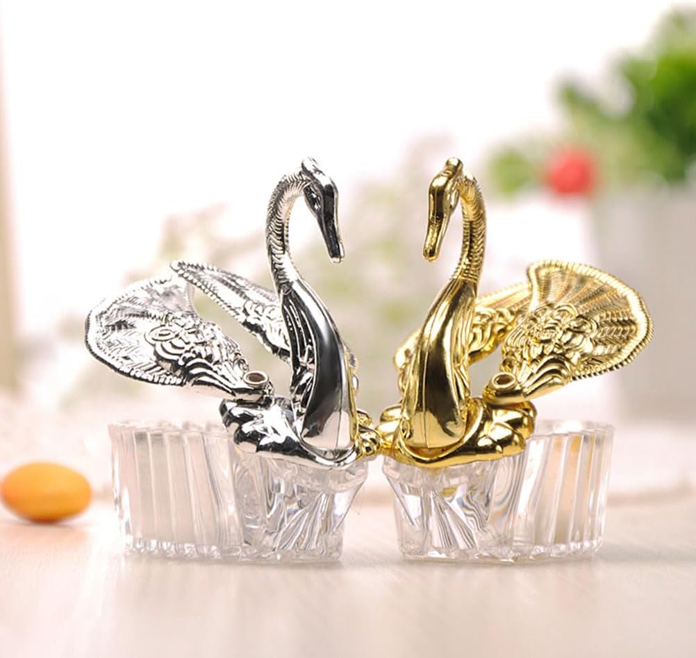 Angoily 24Pcs Candy Boxen für Hochzeiten Kleiner Schwan Form Geschenk Boxen Hochzeit Gastgeschenke B
