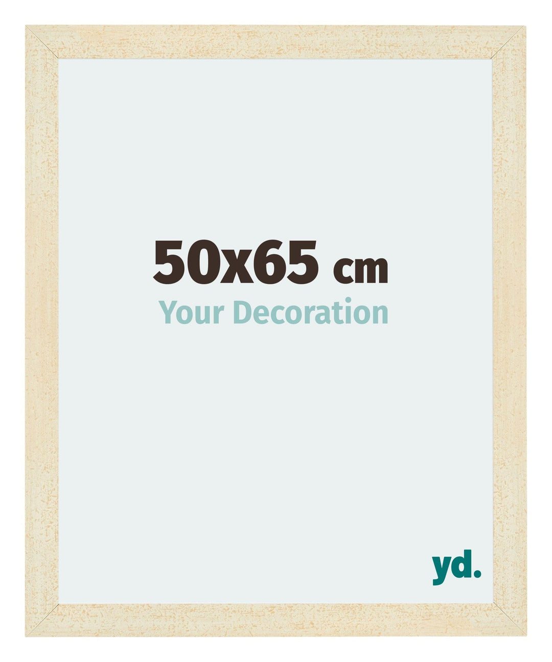 yd. Your Decoration - Bilderrahmen 50x65 cm - Bilderrahmen aus MDF mit Acrylglas - Antireflex - Ausg