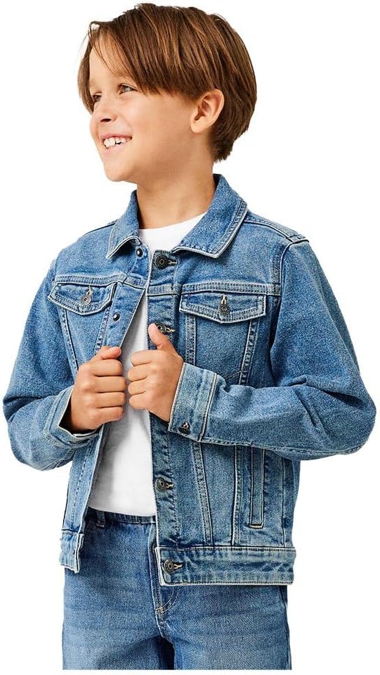 NAME IT boy Jeansjacke Klassische 98 Medium Blue Denim, 98 Medium Blue Denim