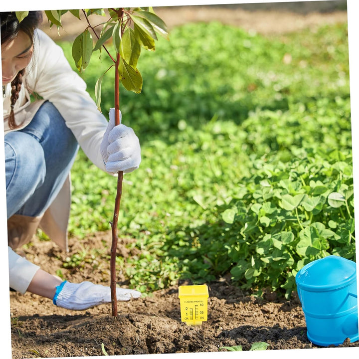 BESPORTBLE 9 Stück Regenmesser Outdoor Präziser 1,5-Zoll Kunststoff Niederschlagsmesser Garten Terra