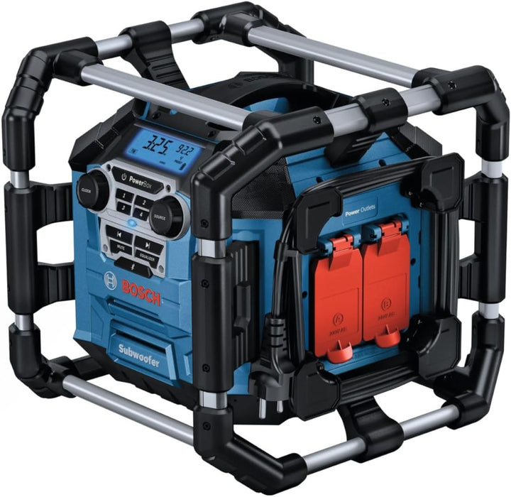Bosch Professional 18V System Akku Baustellenradio GPB 18V-5 C (Empfang über Bluetooth, FM und AUX,
