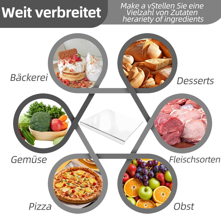 Schneidebrett aus Acryl, Schneidebrett Glas Küchenbrett Durchsichtig, Küchenschneidebrett Arbeitspla