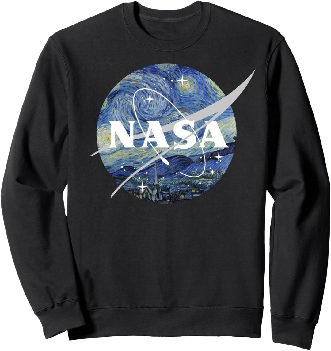 NASA Starry Night Classic Chevron Logo Sweatshirt