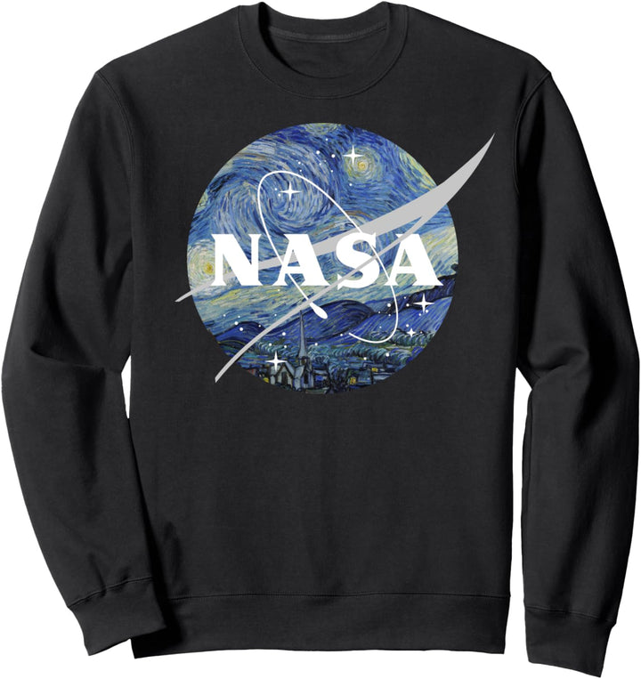 NASA Starry Night Classic Chevron Logo Sweatshirt