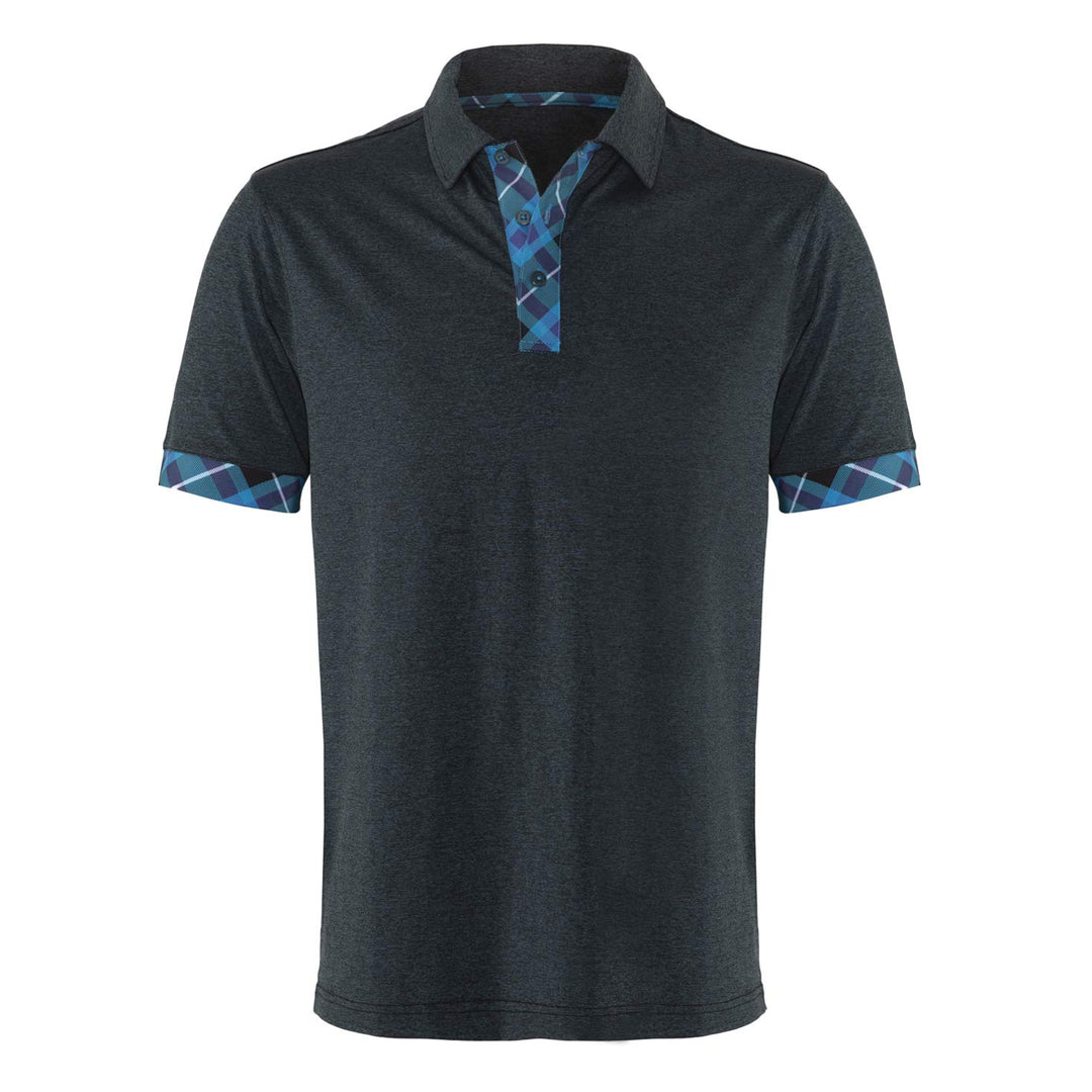 Royal & Awesome Herren Gemusterte Golf-Polo-Shirts Gemusterte Golf-Polo-Shirts S Dunkel Blau, S Dunk