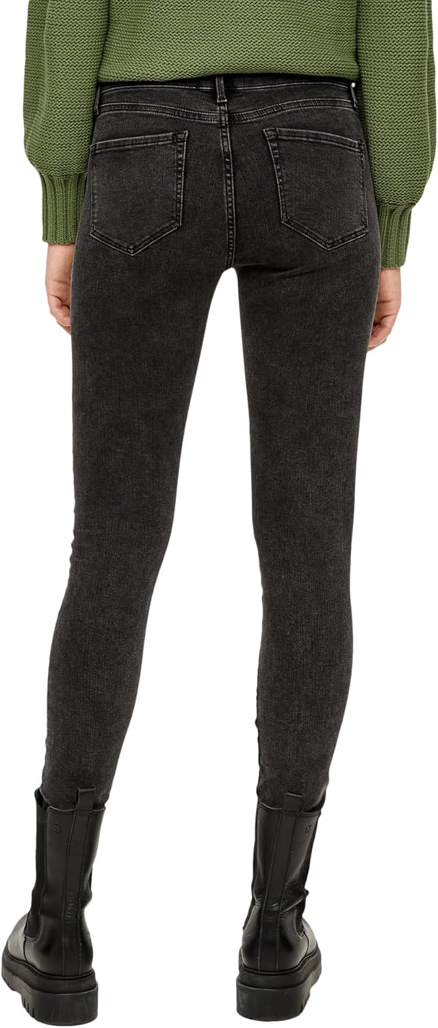 s.Oliver Damen Jeans Hose, Izabelll Skinny 34W / 34L Schwarz, 34W / 34L Schwarz