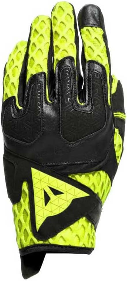 Dainese Unisex 1815944_620_xxl Motorradhandschuhe Sommer Textil, Schwarz/Fluo-Gelb, XXL EU