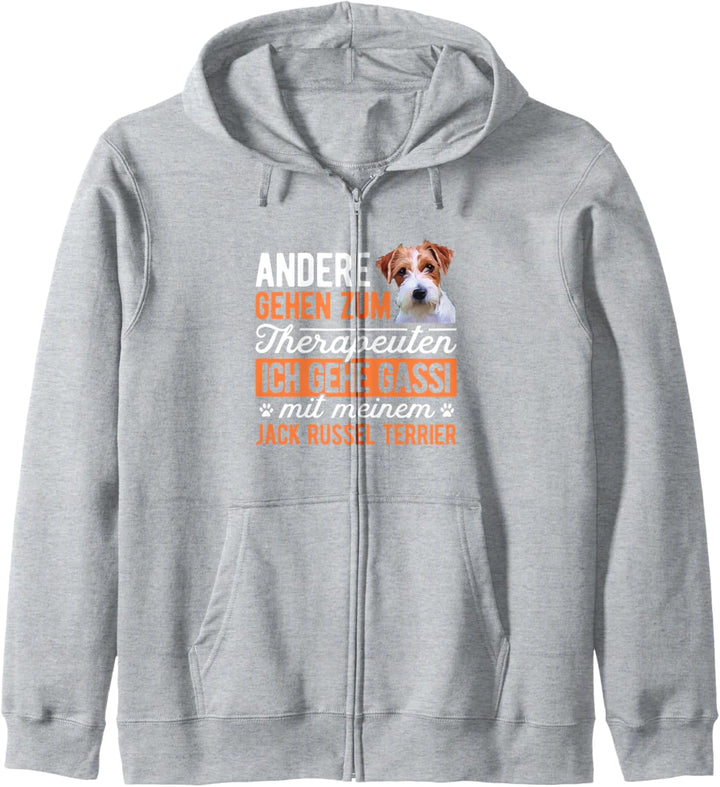 Andere Gehen Zum Therapeuten Ich Gehe Gassi Jack Russel Kapuzenjacke