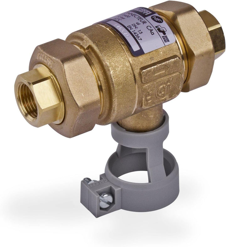Caleffi 573400 Systemtrenner Typ CA 1/2 Zoll Rohrtrenner Sicherheitsventil Heizungsventil Druckbegre