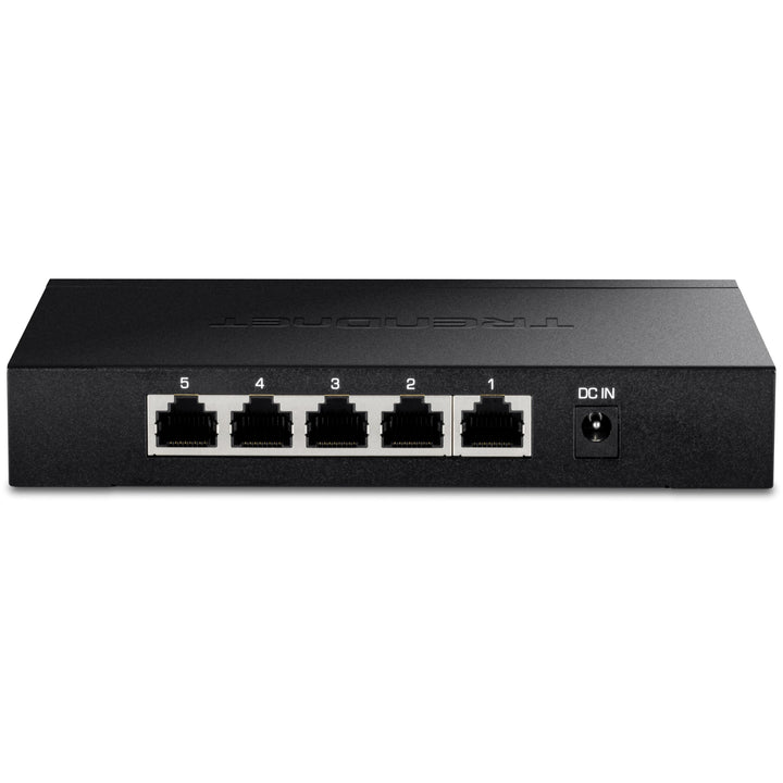 TRENDnet 5-Port Unmanaged 2.5G Switch, 5 x 2.5GBASE-T Ports, 25Gbps Switching-Kapazität, abwärtskomp