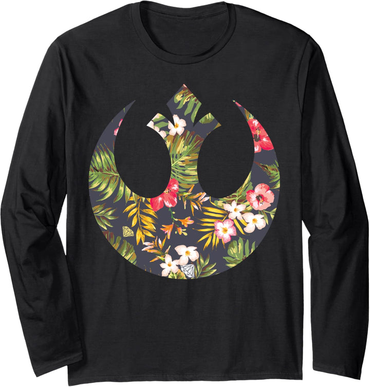 Star Wars Rebel Alliance Floral Print Langarmshirt
