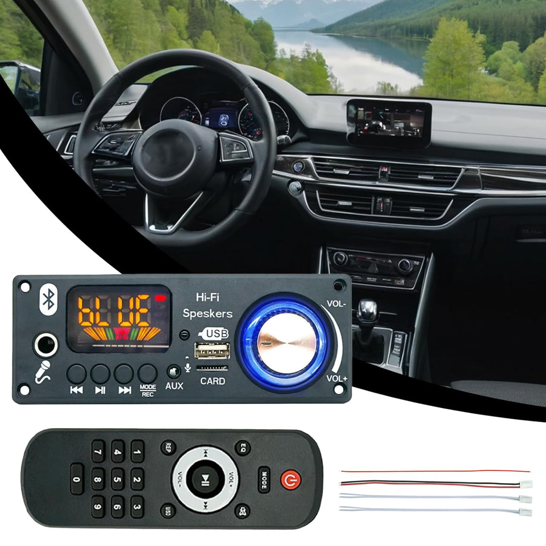 Audio Verstärker Platine,MP3-Decodermodul | 2x80W Decodier Chip Für Auto Broadcast Aufnahmefunktion