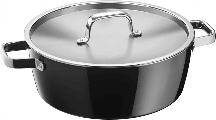 WMF Fusiontec Aromatic (Schwarz, Schmorpfanne 5,9l) Schmorpfanne 5,9l Schwarz, Schmorpfanne 5,9l Sch