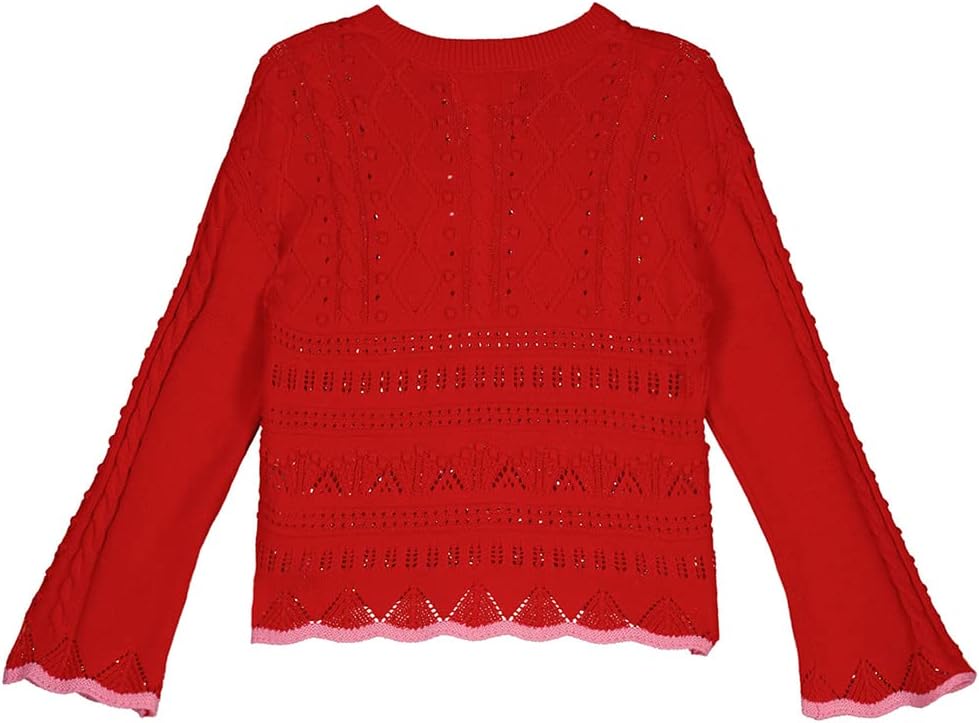 Springfield Damen Modern Polo-Pullover S Rot 2, S Rot 2