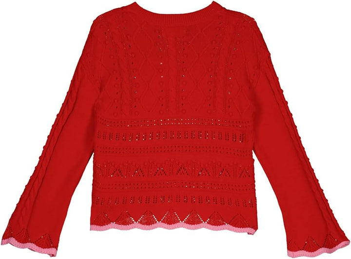 Springfield Damen Modern Polo-Pullover S Rot 2, S Rot 2