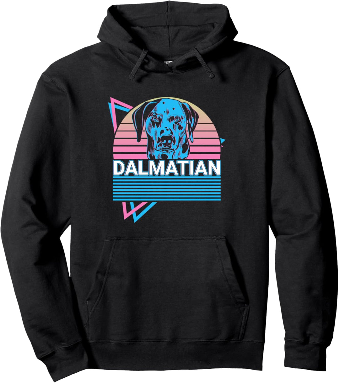 Dalmatiner Retro Pullover Hoodie