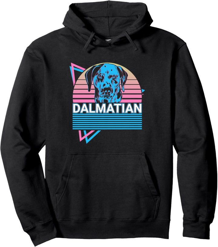 Dalmatiner Retro Pullover Hoodie
