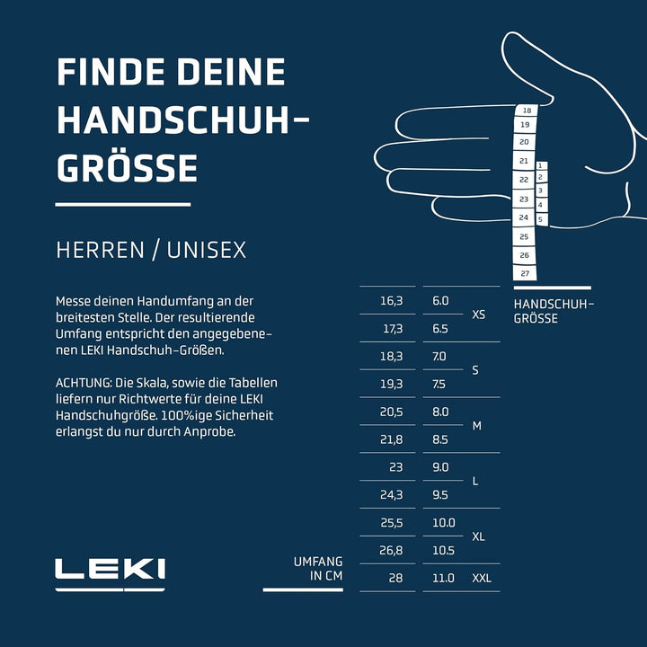 LEKI PRC Premium ThermoPlus Handschuhe EU 9 Schwarz, EU 9 Schwarz