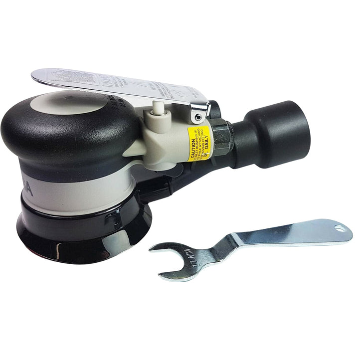 Indasa Druckluft Mini Exzenterschleifer mit Absaugung Teller Durchmesser 75mm