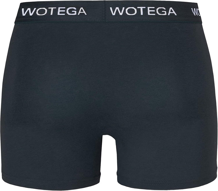 WOTEGA Joe - Boxershorts Herren 6er Pack - Baumwoll Unterwäsche XS Grau (Castlerock 180201), XS Grau