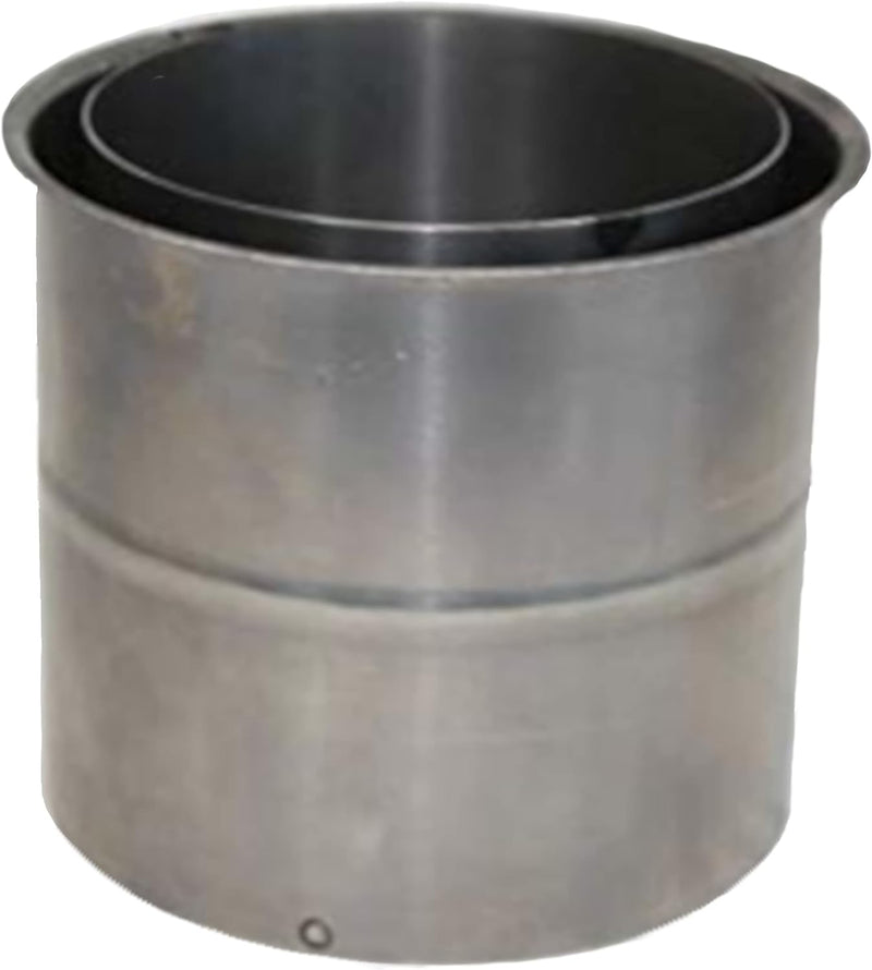 Wandfutter Doppelwandfutter Ø 150 mm - Ø 200 mm incl. 3 kg Feuerfestem Schamottemörtel (Ø 150 mm + 3