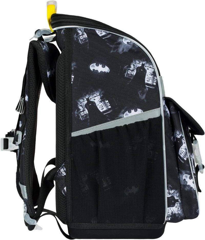 Baagl Schulranzen Mädchen 1. Klasse - Ergonomische Schultasche für Kinder - Schulrucksack mit Brustg