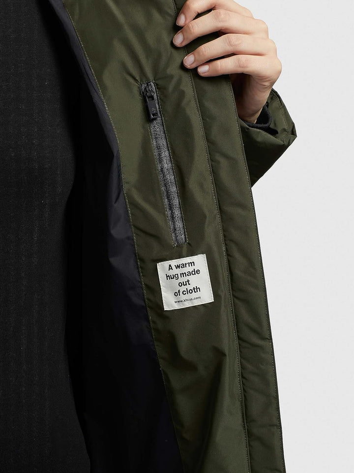 Khujo Damen Steppmantel Soulani 2 L Deep Green, L Deep Green