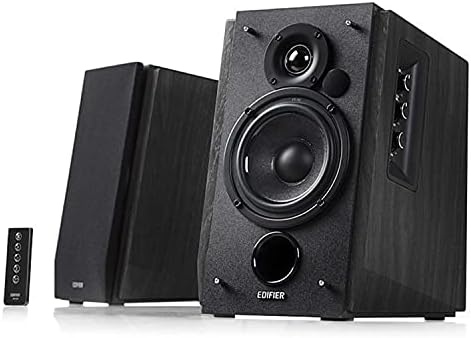 Edifier R1700BT BK Lautsprechersystem (66W) für TV/PC/Notebook/Tablet/Smartphone schwarz Black(Singl