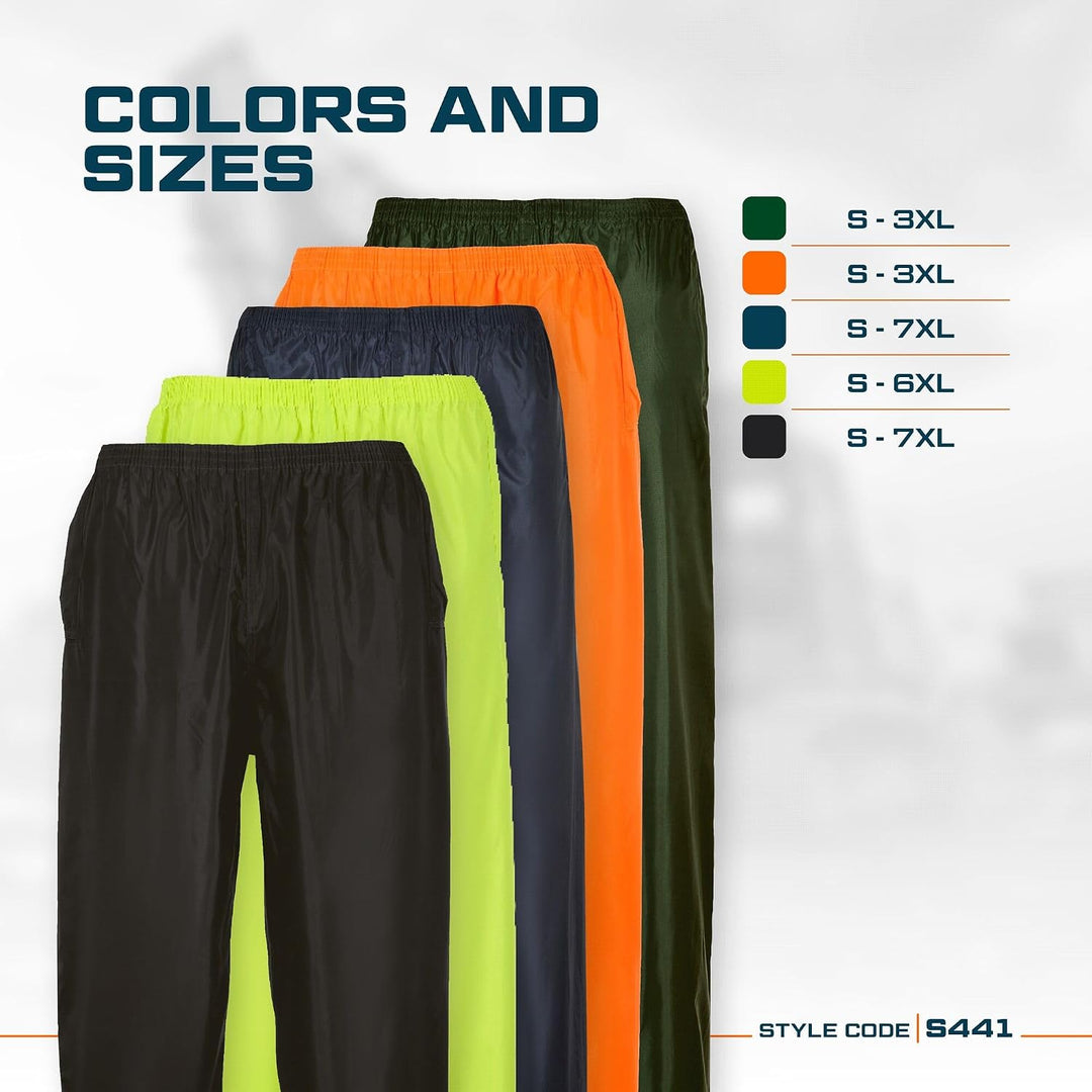 Portwest Rain Trousers XXL Gelb, XXL Gelb
