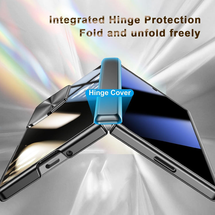 spoovcto für Samsung Galaxy Z Fold6 Fall: mit Anti-spy Privatsphäre Displayschutz, Built-in Kamera K